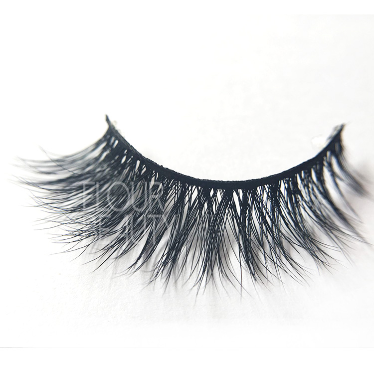 3D real mink false eye lashes private label China manufacturer EJ73